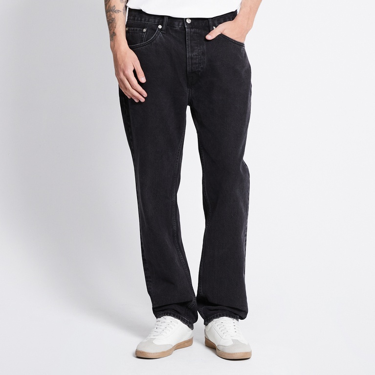 Relaxed straight jeans "Seattle" Black Used